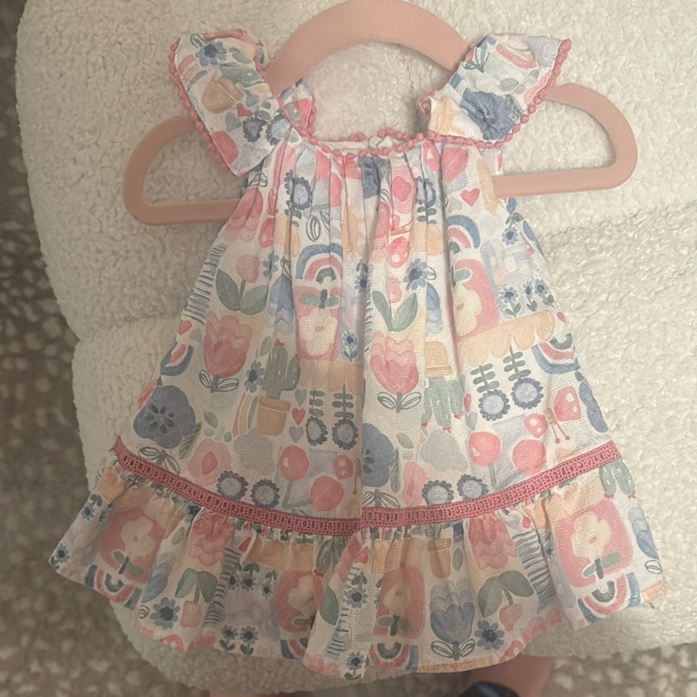 Floral Ruffle Baby Dress